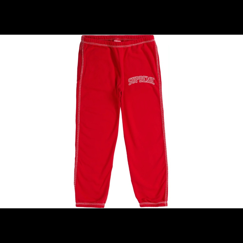 Supreme big stitch sweatpants